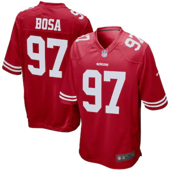 youth nike nick bosa scarlet san francisco 49ers player gam